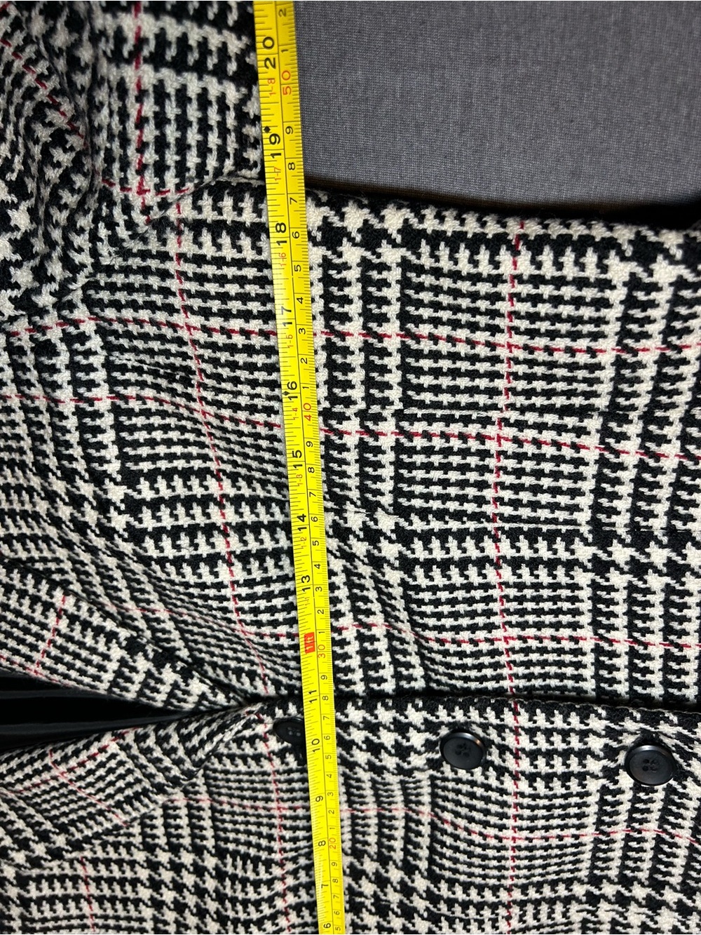 Talbots Classic Black & White Houndstooth Women's Blazer - Picture 5 of 8